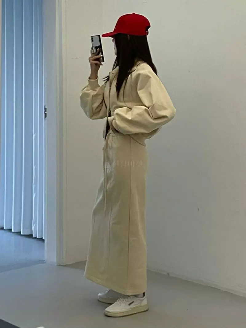 140 Avenue - Korean Women Fashion - #momslook - Pintuck Long Skirt