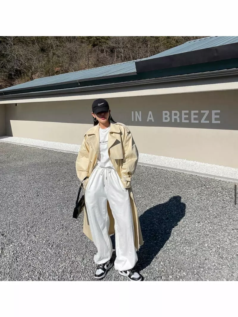140 Avenue - Korean Women Fashion - #momslook - Double Long Trench Coat