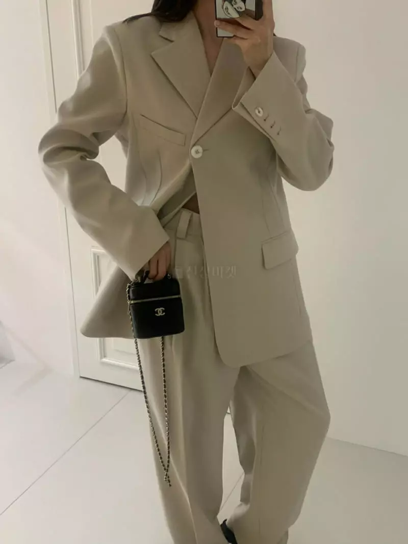 140 Avenue - Korean Women Fashion - #momslook - One Button Jacket - 4