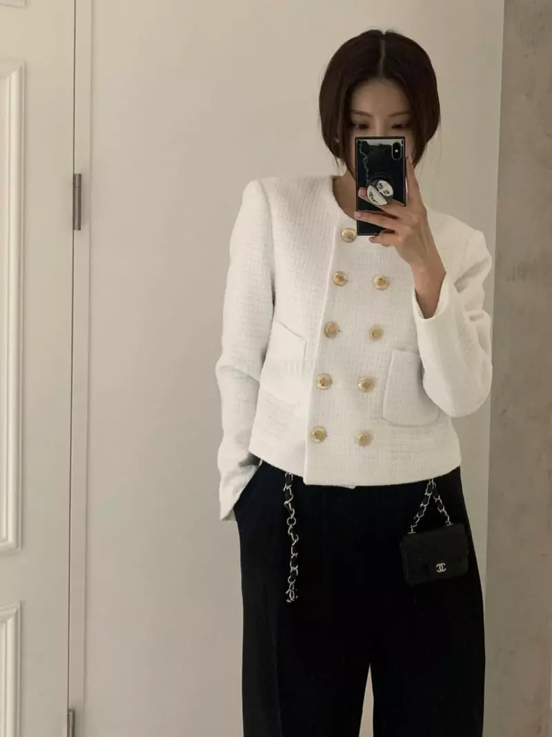 140 Avenue - Korean Women Fashion - #womensfashion - Celin Round Jacket - 4