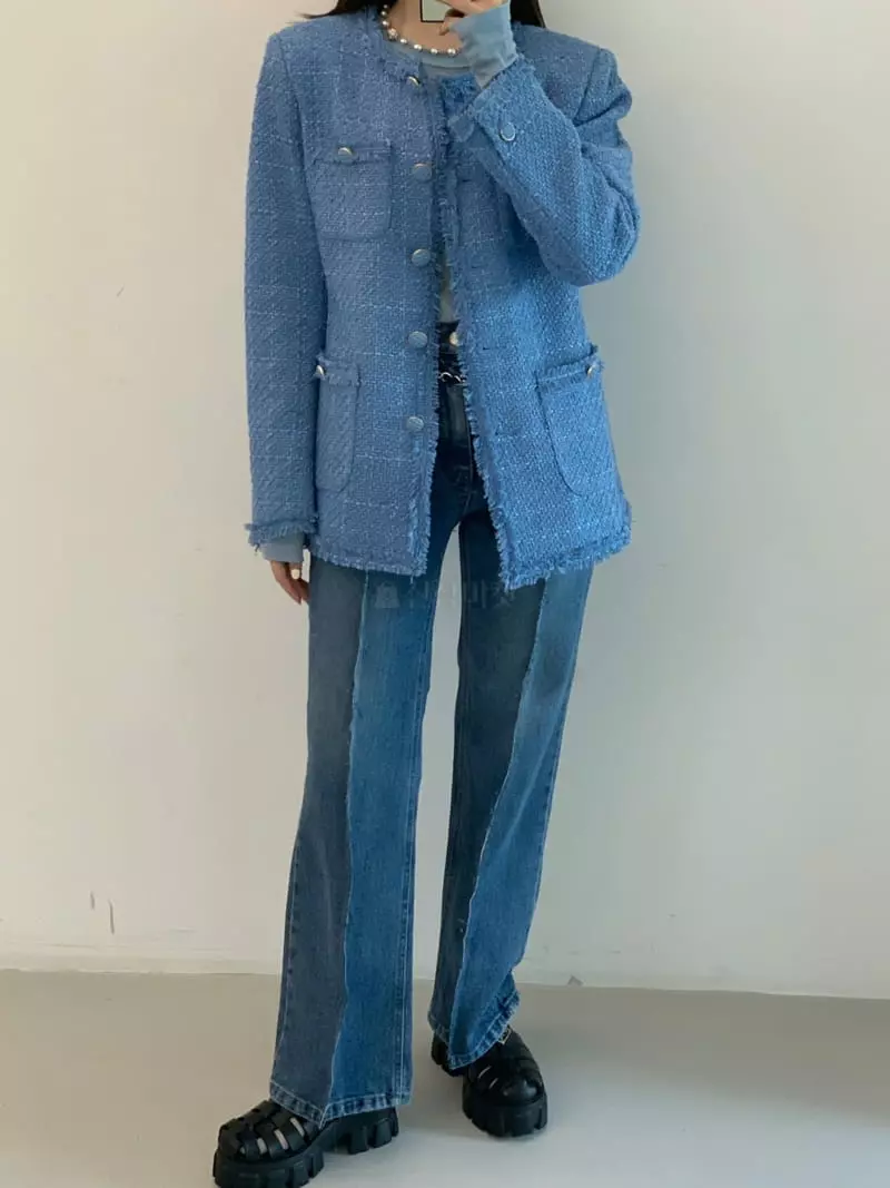140 Avenue - Korean Women Fashion - #womensfashion - Straight Pin Tuck Pants