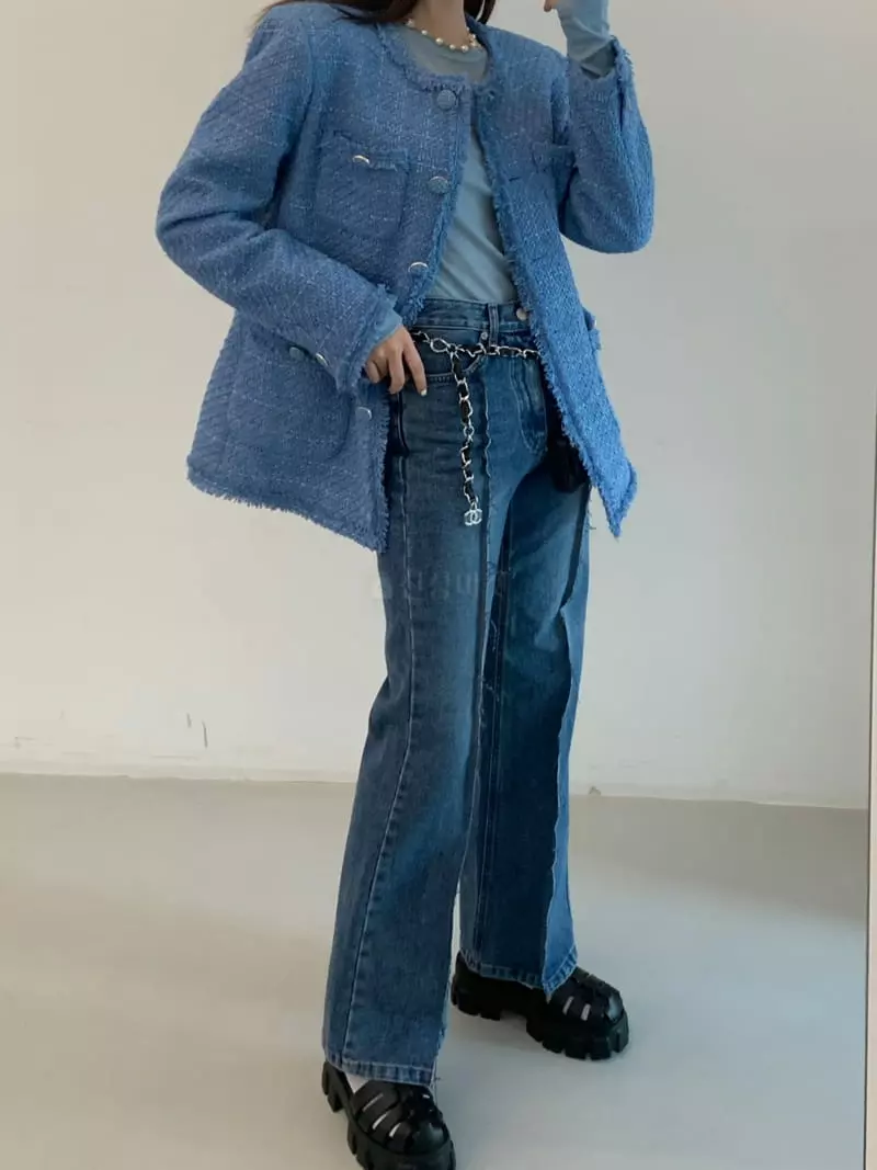 140 Avenue - Korean Women Fashion - #womensfashion - Straight Pin Tuck Pants - 3