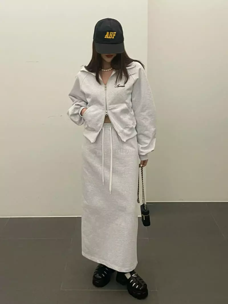 140 Avenue - Korean Women Fashion - #womensfashion - Pintuck Long Skirt - 2
