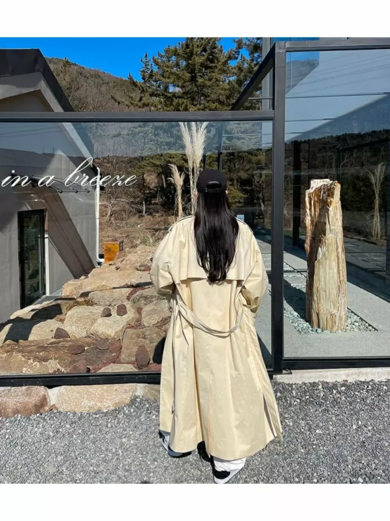 140 Avenue - Korean Women Fashion - #womensfashion - Double Long Trench Coat - 2