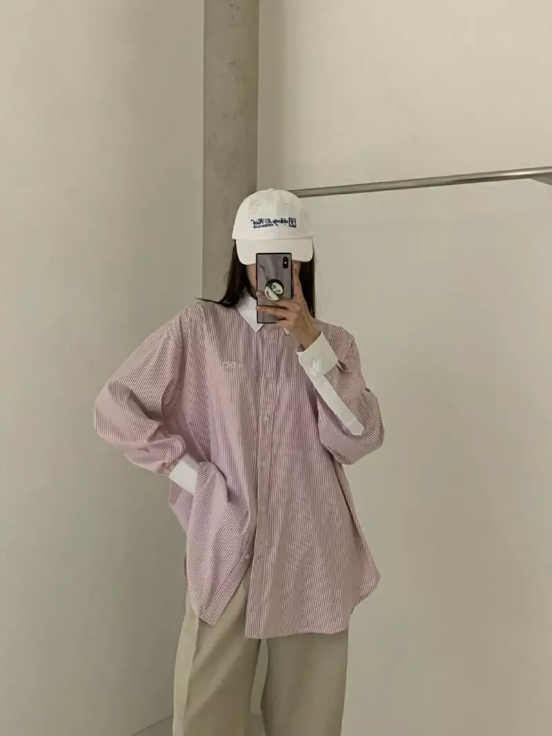 140 Avenue - Korean Women Fashion - #womensfashion - Sell Coloring Shirt