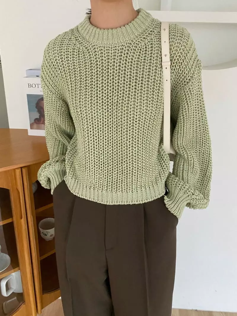 3.Another - Korean Women Fashion - #restrostyle - Hachi Knit Tee - 3