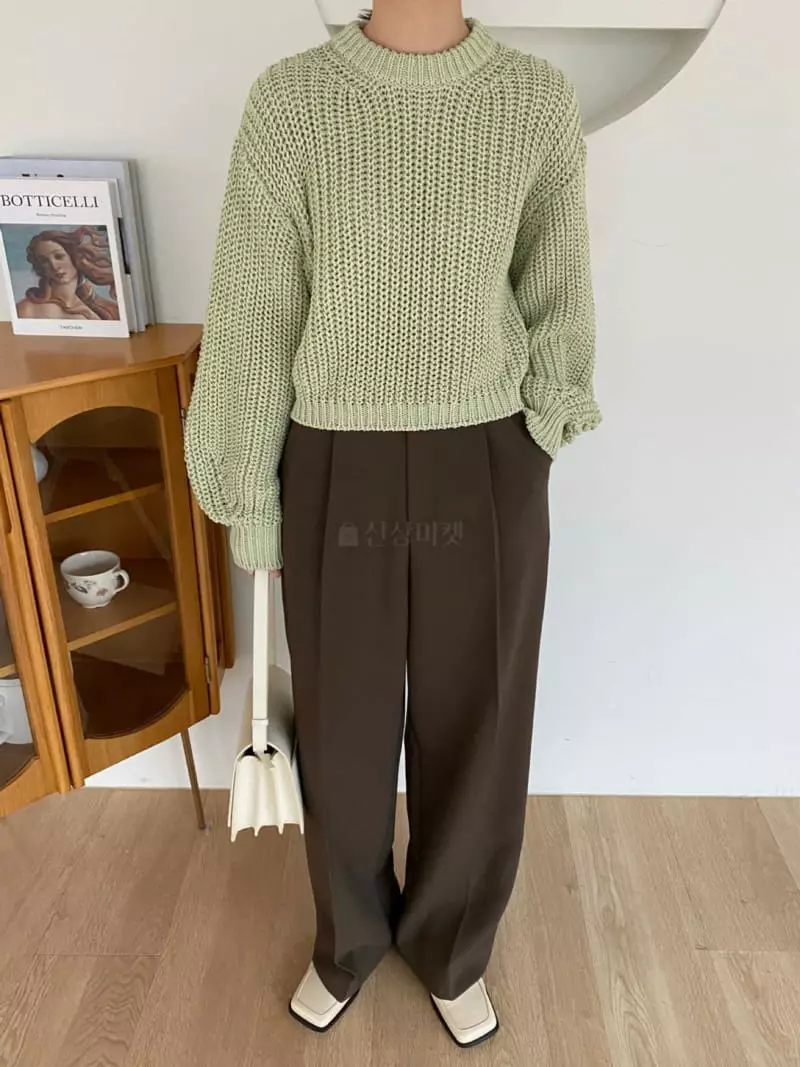 3.Another - Korean Women Fashion - #restrostyle - Hachi Knit Tee - 4
