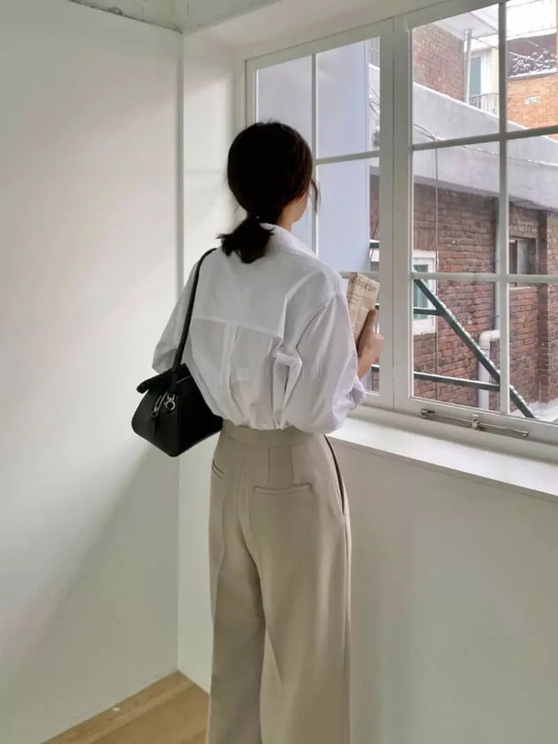 3.Another - Korean Women Fashion - #romanticstyle - Simple Shirt - 3