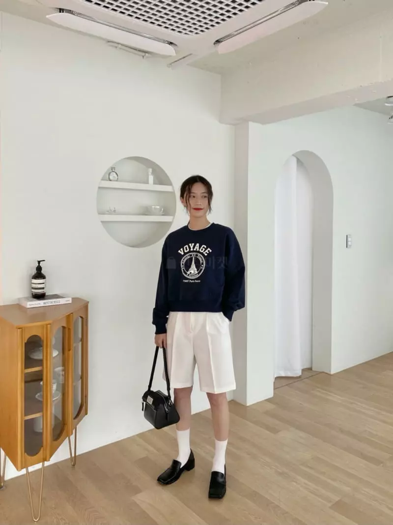 3.Another - Korean Women Fashion - #shopsmall - Eiffel Sweatshirt - 3