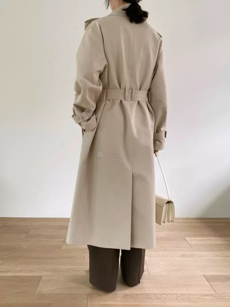 3.Another - Korean Women Fashion - #thatsdarling - Basic Trench Coat - 4