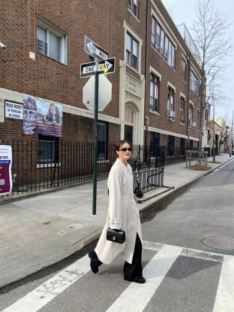 3.Another - Korean Women Fashion - #vintageinspired - Trendy Trench Coat - 4