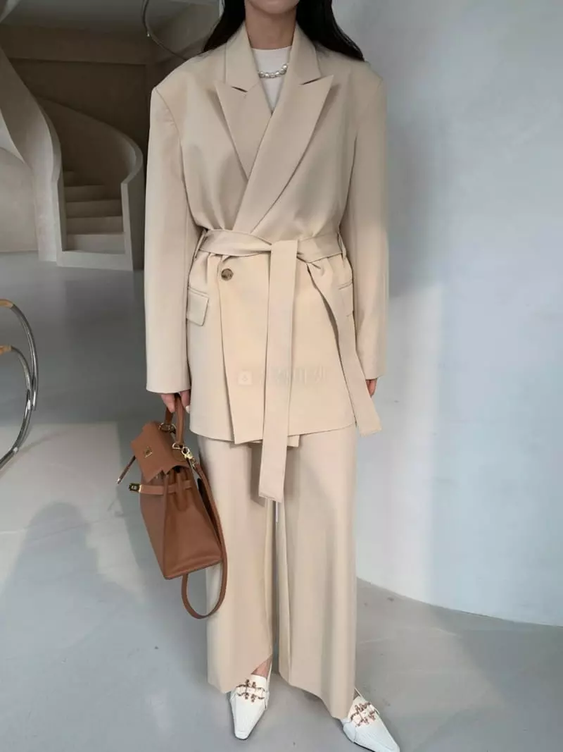 3Rooms - Korean Women Fashion - #momslook - Arc Double Jacket