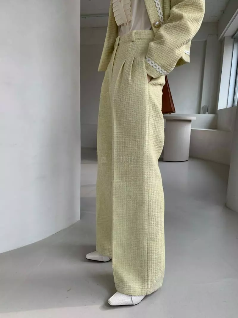 3Rooms - Korean Women Fashion - #womensfashion - Sha Tweed Pants - 4