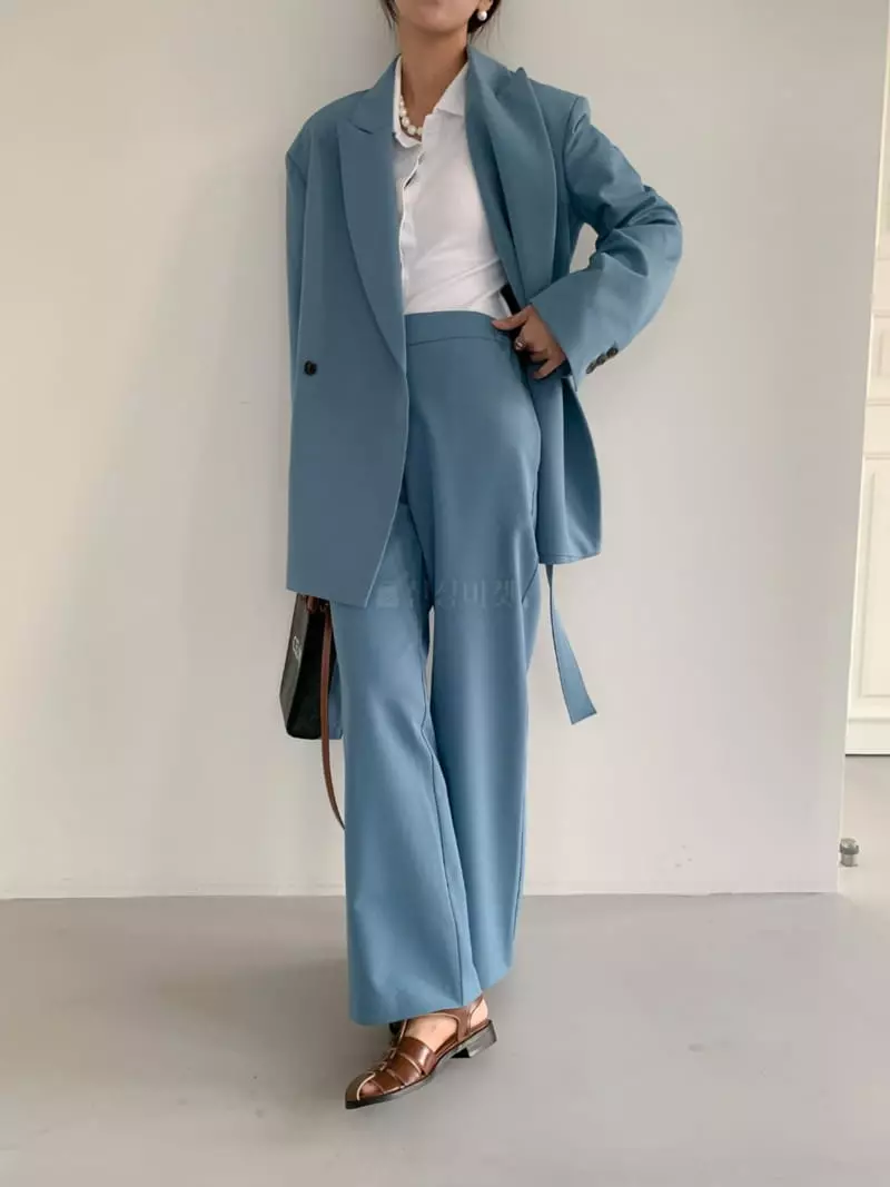 3Rooms - Korean Women Fashion - #momslook - Arc Banding Pants
