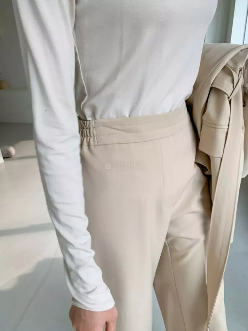 3Rooms - Korean Women Fashion - #momslook - Arc Banding Pants - 3