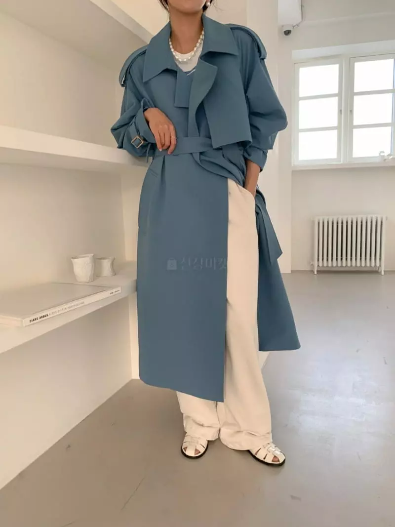 3Rooms - Korean Women Fashion - #momslook - French Trench Coat