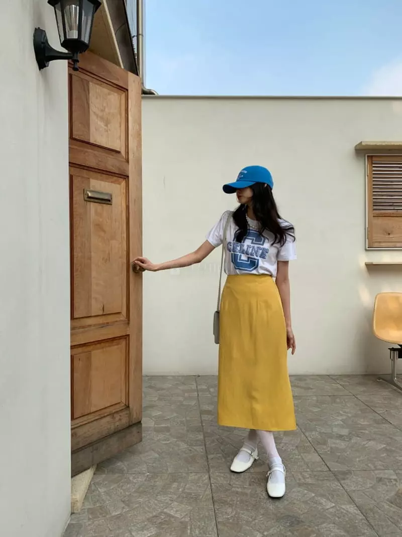 3Rooms - Korean Women Fashion - #momslook - Slit Skirt