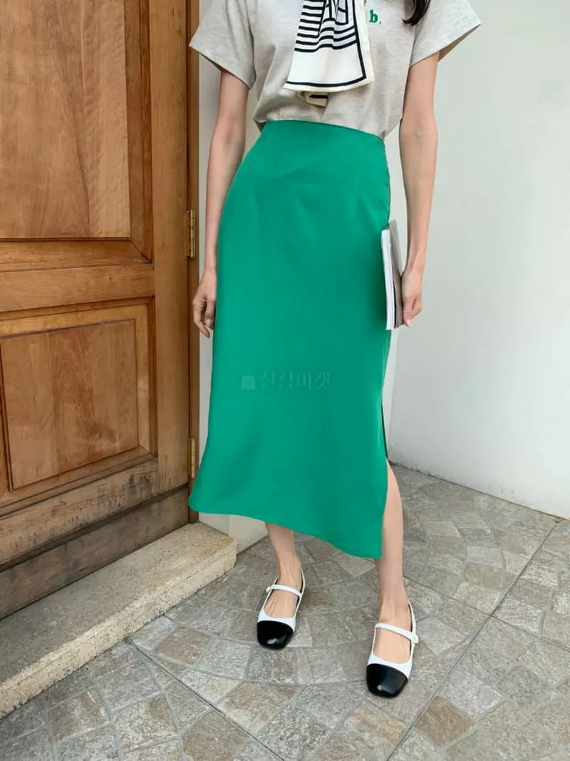 3Rooms - Korean Women Fashion - #pursuepretty - Slit Skirt - 5