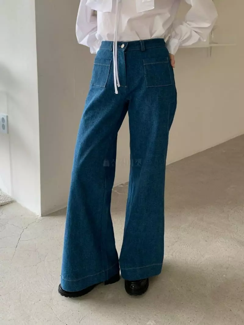 3Rooms - Korean Women Fashion - #restrostyle - Bootcut Pants - 3