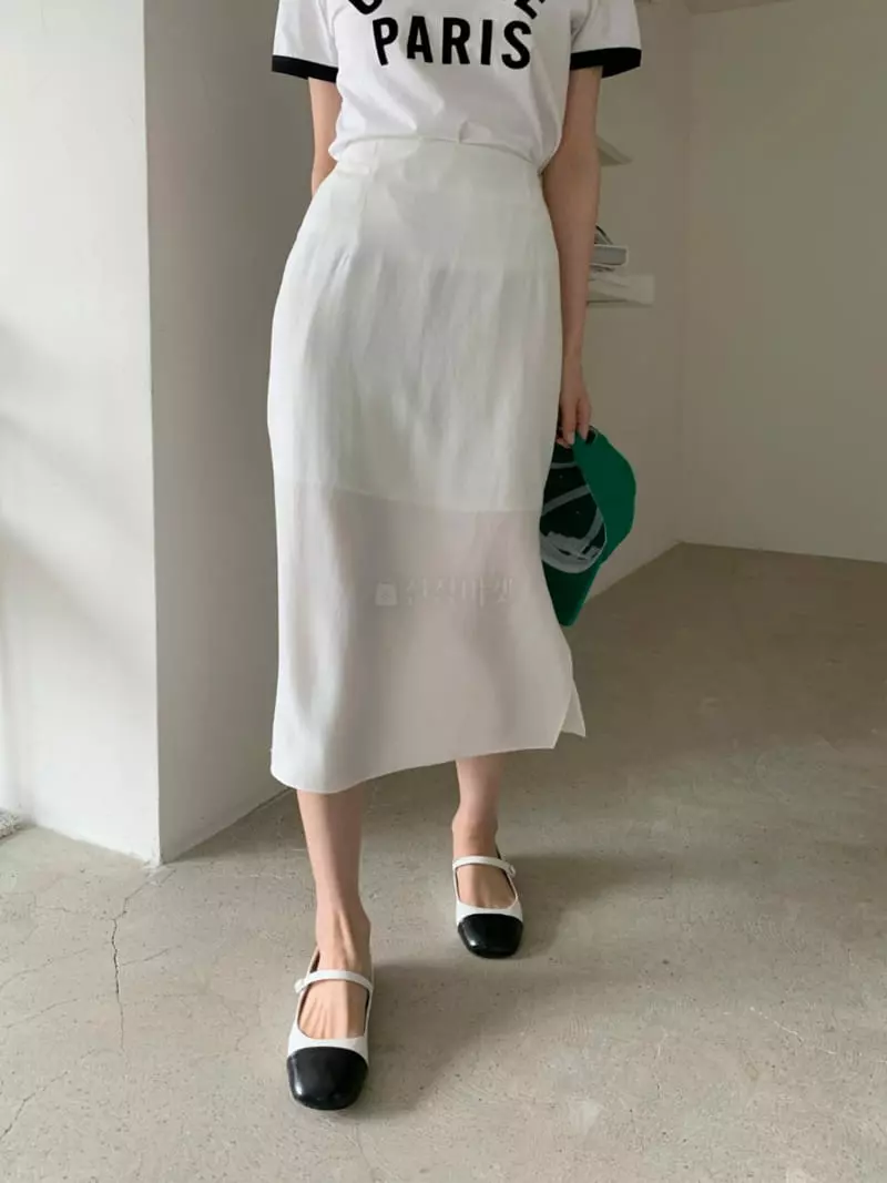 3Rooms - Korean Women Fashion - #vintageinspired - Slit Skirt - 4