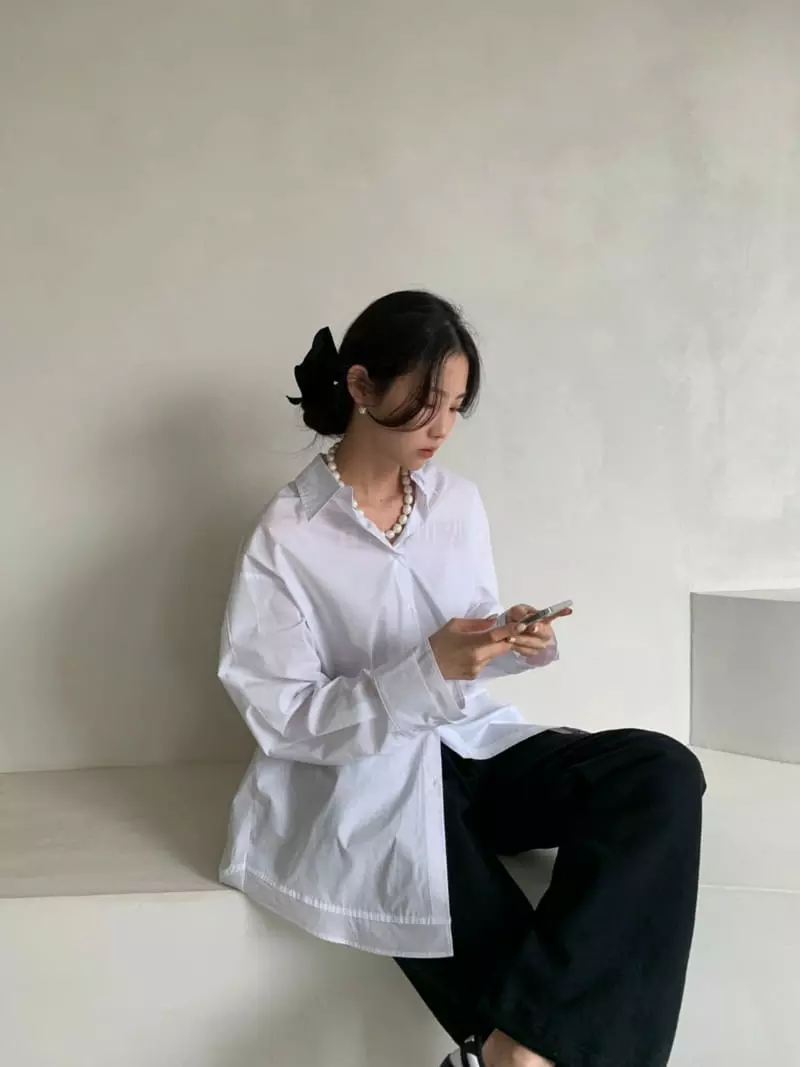 3Rooms - Korean Women Fashion - #momslook - M Coloring Shirt - 4