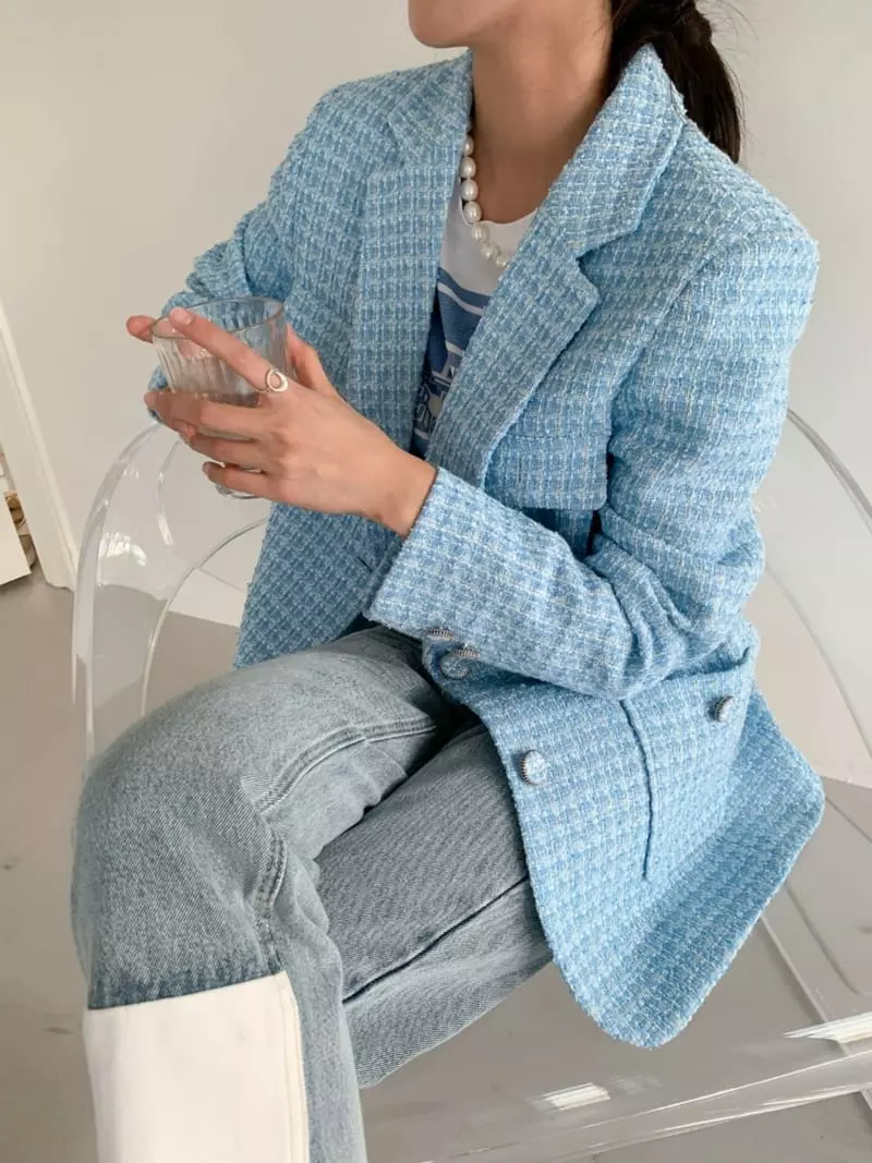 3Rooms - Korean Women Fashion - #womensfashion - Blan Tweed Jacket