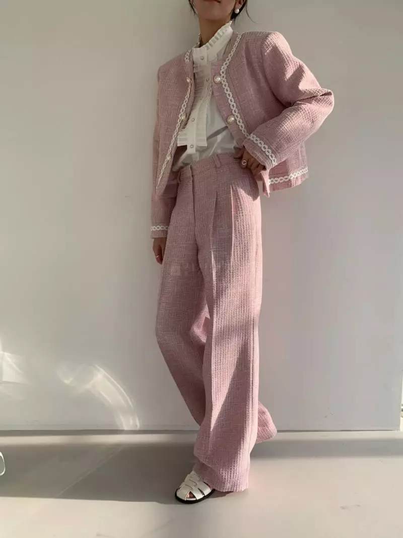 3Rooms - Korean Women Fashion - #womensfashion - Sha Tweed Jacket