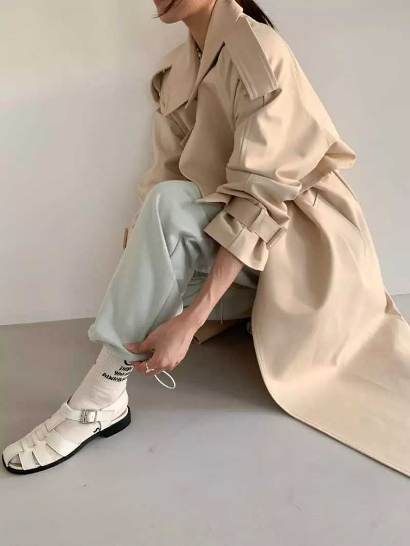 3Rooms - Korean Women Fashion - #momslook - French Trench Coat - 4