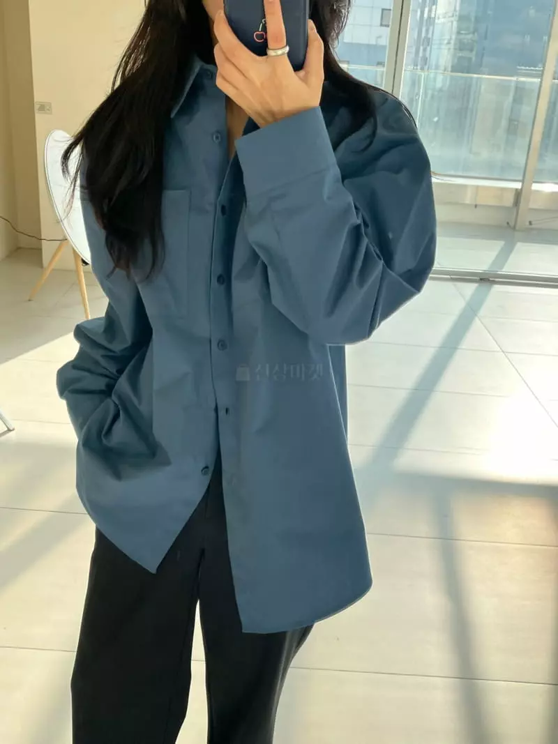 A Point - Korean Women Fashion - #momslook - Boxy Shirt - 2