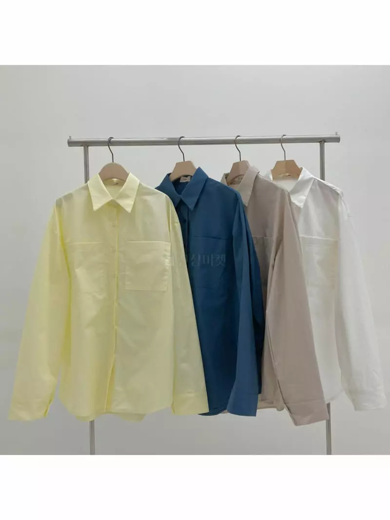 A Point - Korean Women Fashion - #womensfashion - Boxy Shirt - 4