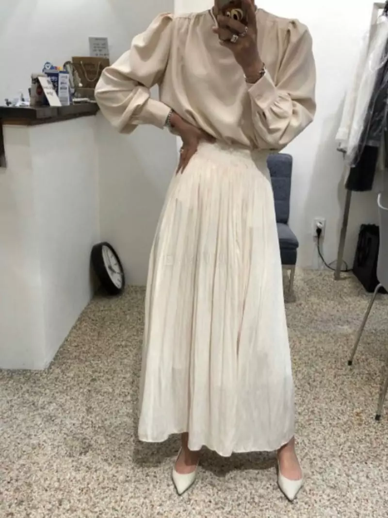 A Point - Korean Women Fashion - #momslook - Aurora Skirt