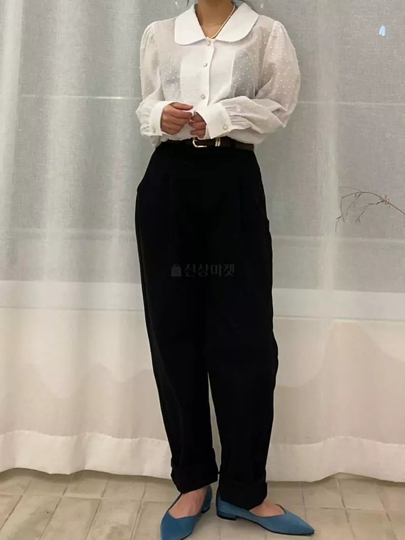 A Point - Korean Women Fashion - #momslook - Petite Blouse - 2