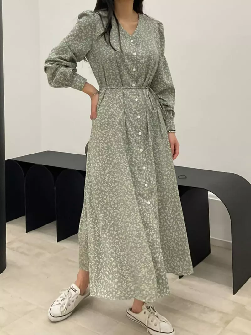 A Point - Korean Women Fashion - #momslook - Lena One-piece