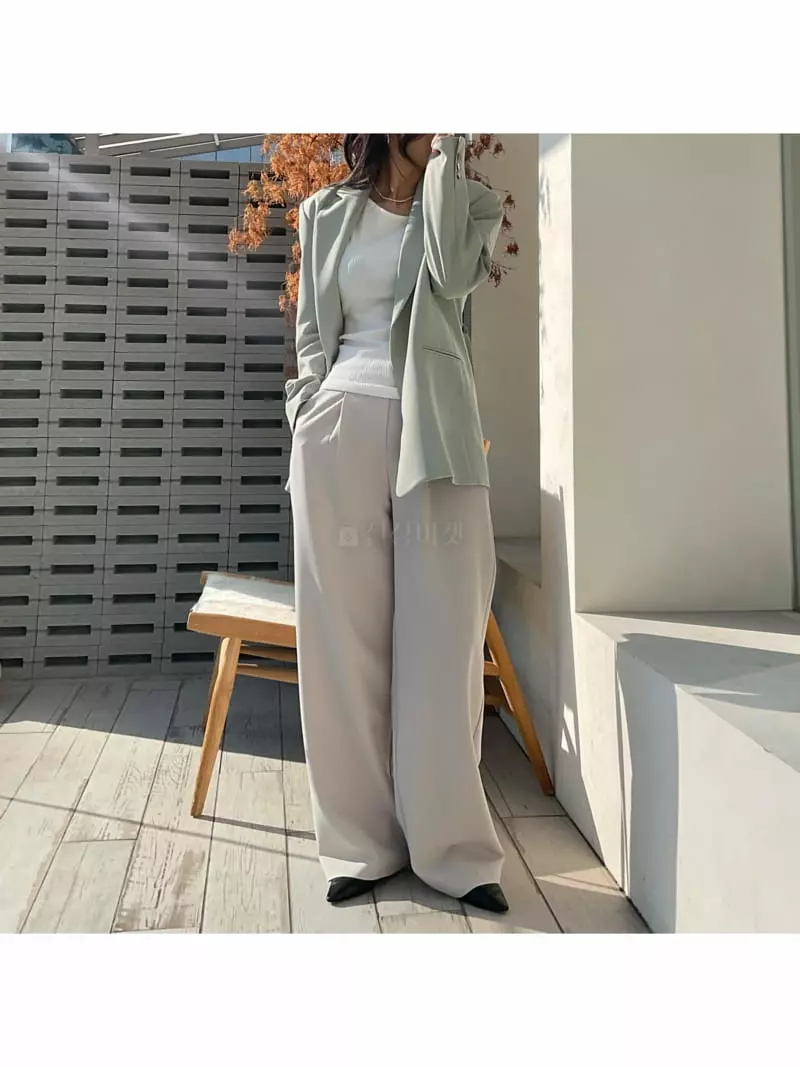 A Point - Korean Women Fashion - #momslook - Audi Jacket - 3