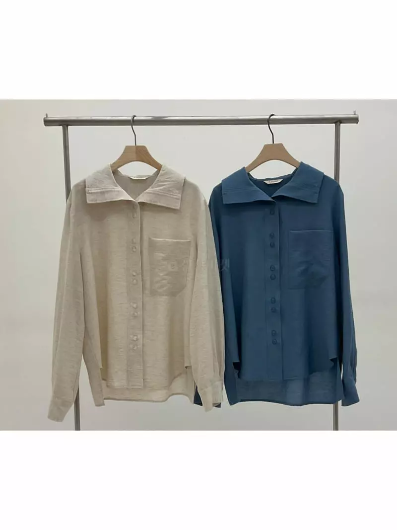 A Point - Korean Women Fashion - #womensfashion - Natural Blouse - 4