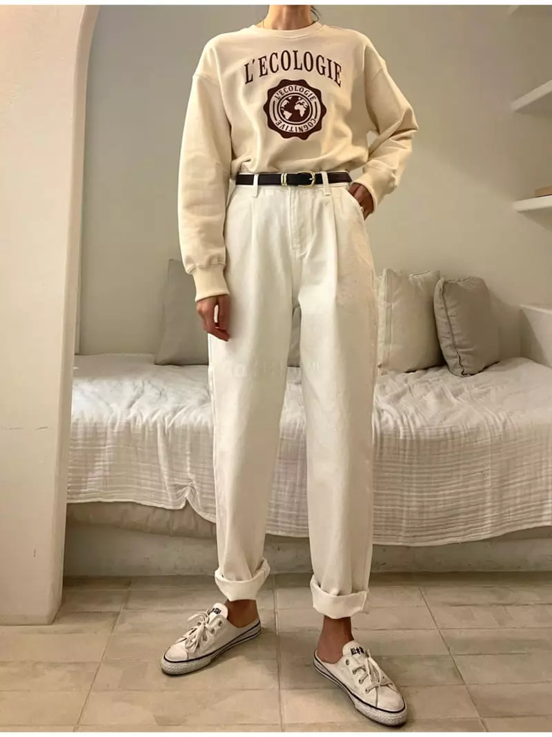 A Point - Korean Women Fashion - #pursuepretty - Earth Sweatshirt