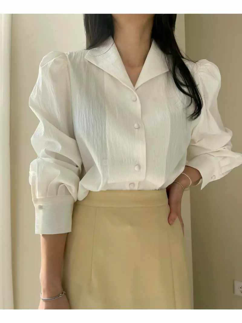 A Point - Korean Women Fashion - #shopsmall - Kong Blouse - 2