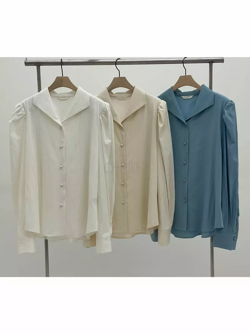 A Point - Korean Women Fashion - #thatsdarling - Kong Blouse - 4
