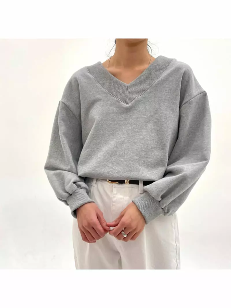 A Point - Korean Women Fashion - #womensfashion - V Sweatshirt - 2