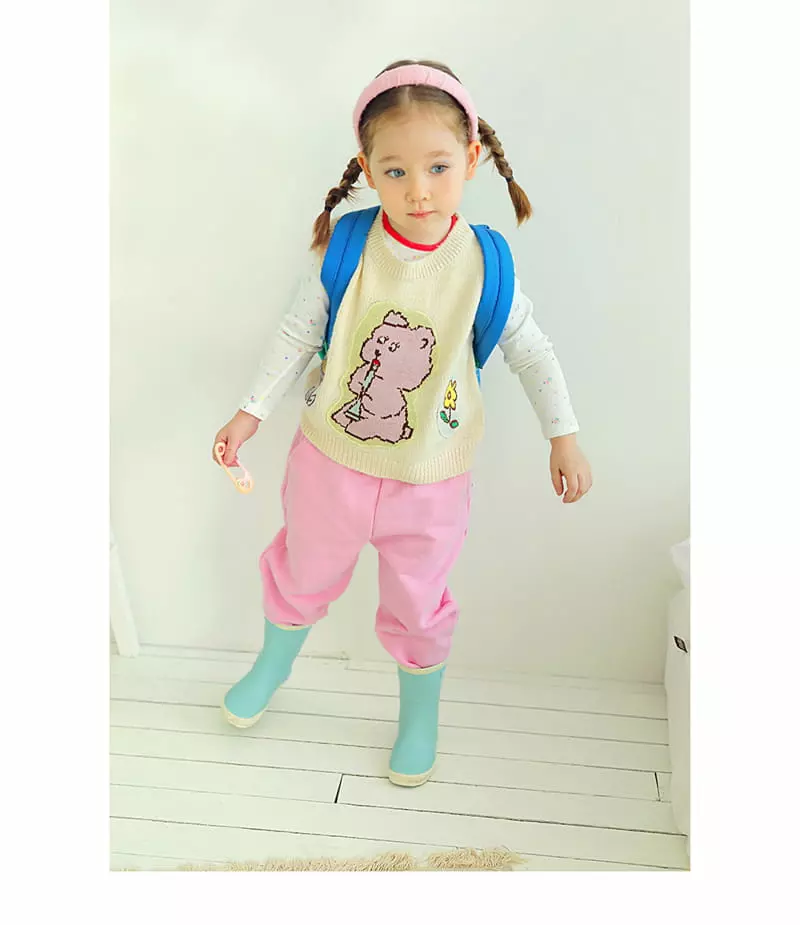 AMBER - Korean Children Fashion Brand - #childrensboutique - Rodi Knit Vest