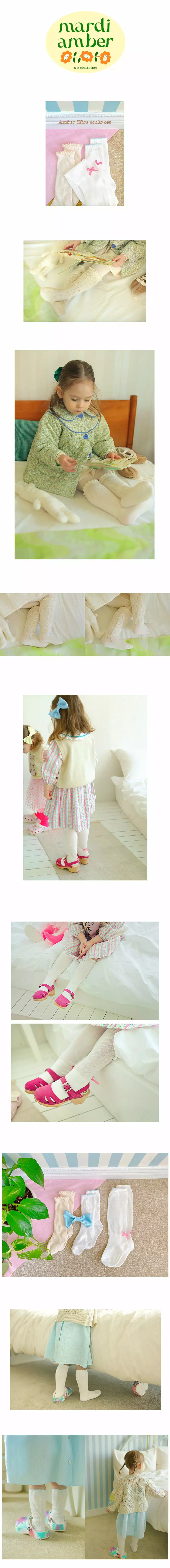 AMBER - Korean Children Fashion Brand - #discoveringself - Elisa Socks Set  - 2