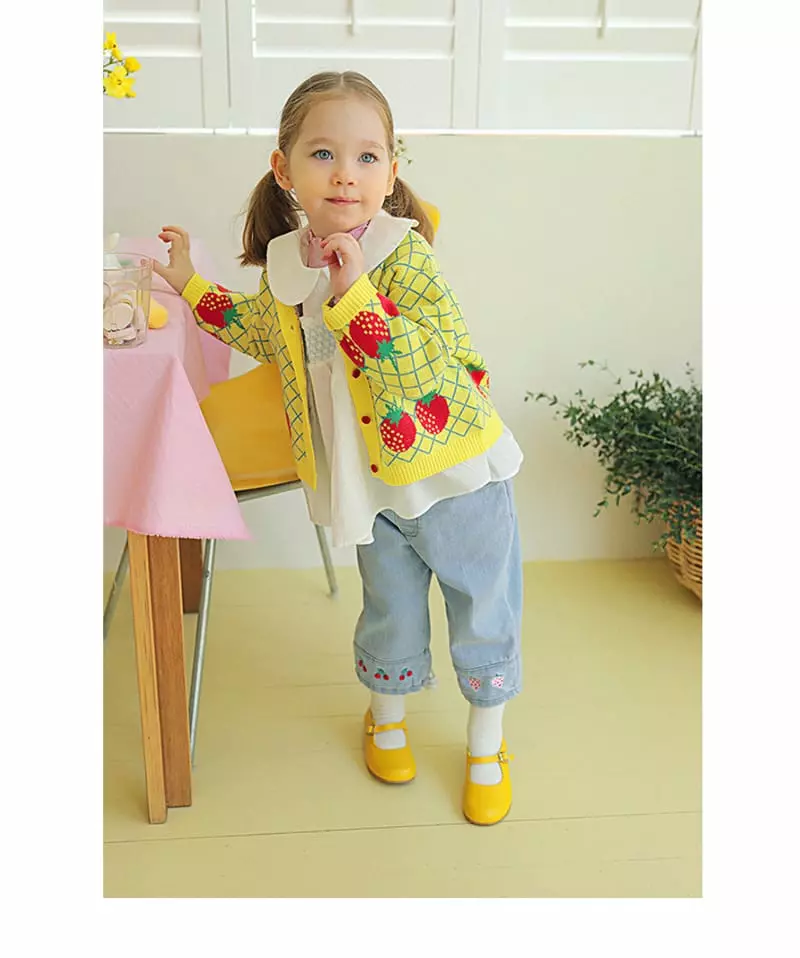 AMBER - Korean Children Fashion Brand - #fashionkids - Fruits Jeans