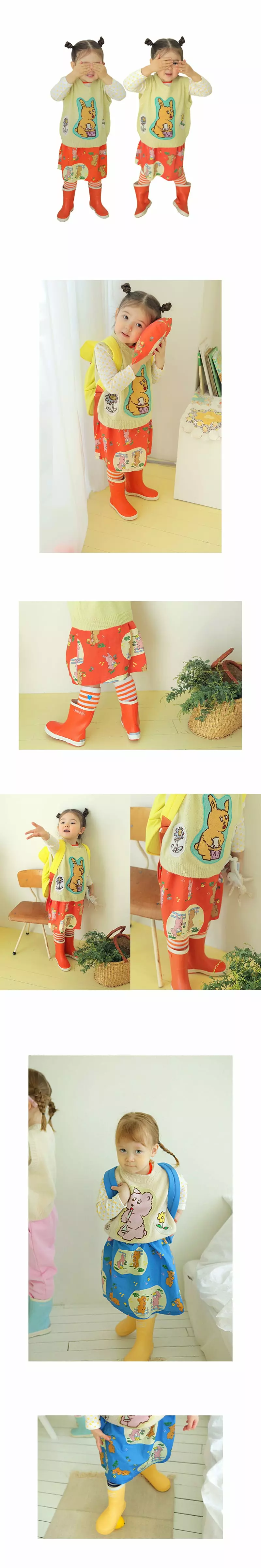 AMBER - Korean Children Fashion Brand - #kidsshorts - Momo Skirt - 2