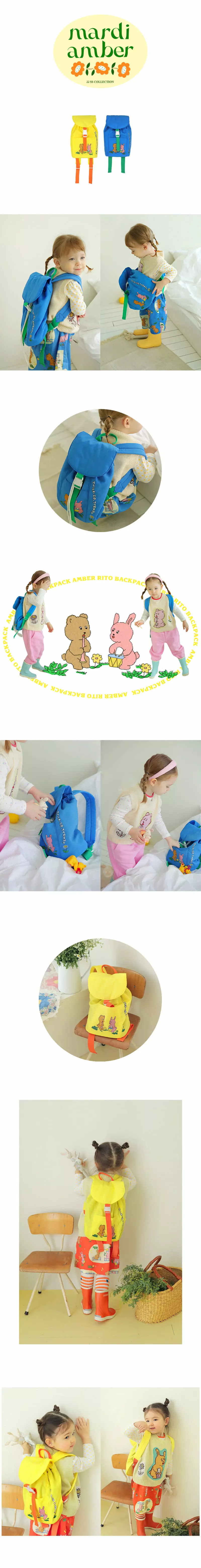 AMBER - Korean Children Fashion Brand - #kidsstore - Rito Backpack - 2
