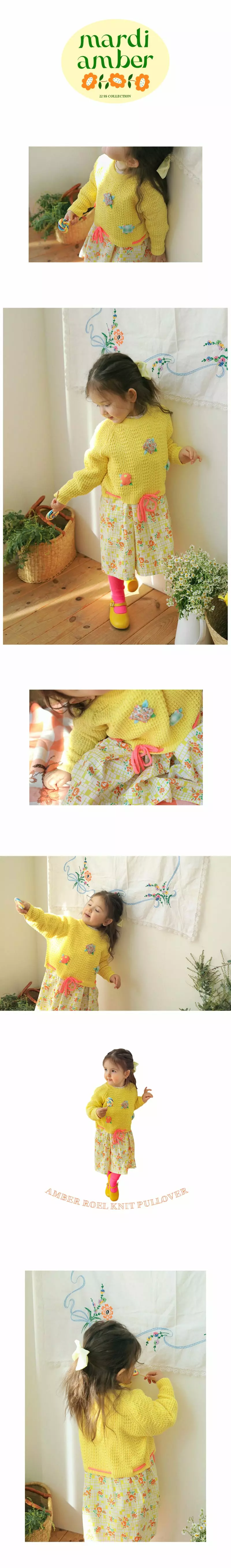 AMBER - Korean Children Fashion Brand - #magicofchildhood - Roel Knit Pullover - 2
