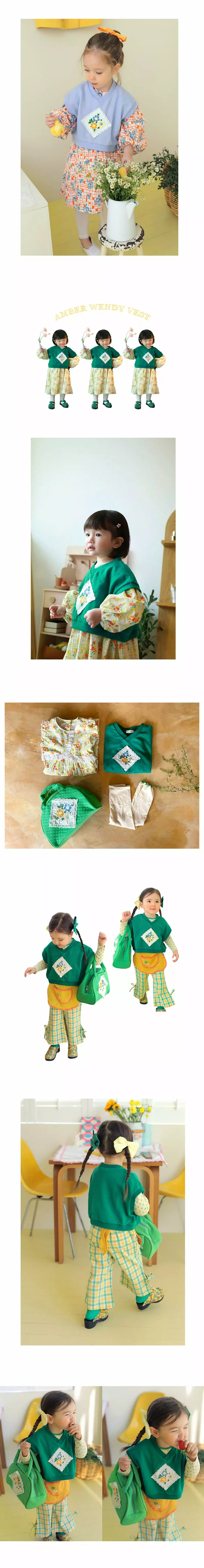 AMBER - Korean Children Fashion Brand - #prettylittlegirls - Wendy Vest - 3