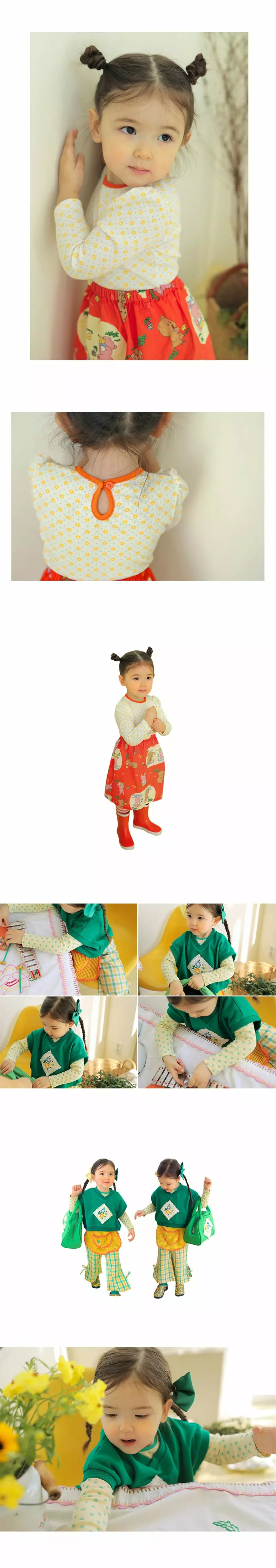 AMBER - Korean Children Fashion Brand - #todddlerfashion - Daisy Tee - 3
