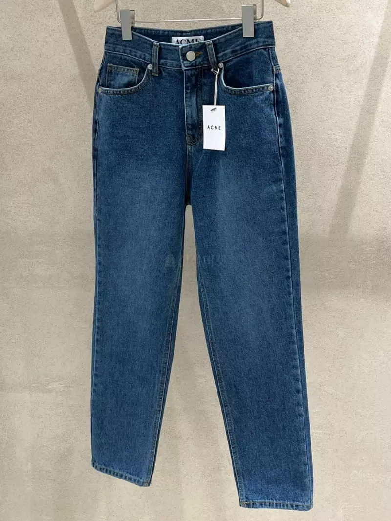 Acme - Korean Women Fashion - #momslook - Indigo Jeans - 2
