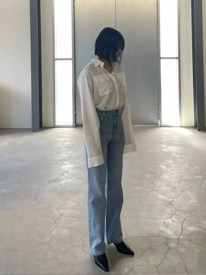 Acme - Korean Women Fashion - #momslook - Pocket Shirt