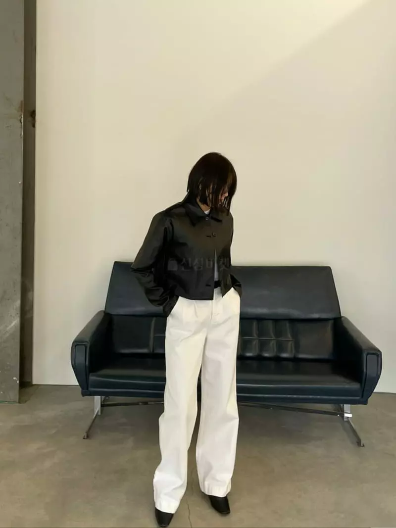 Acme - Korean Women Fashion - #momslook - Leather Shirt - 2